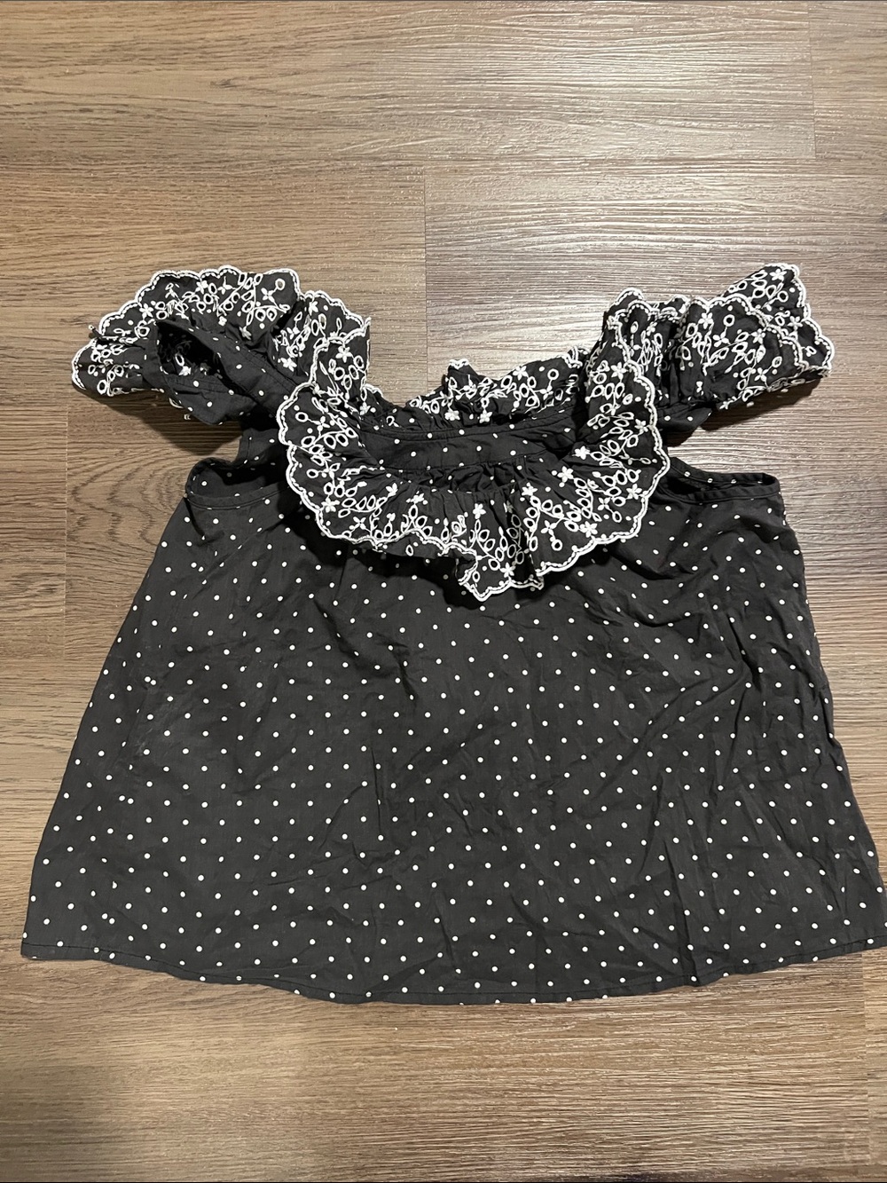 Sezane Rosa blouse tank top polka dots - Picture 5 of 5